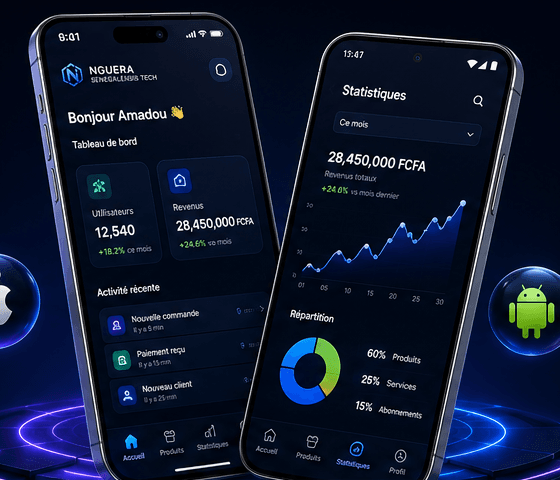 Demonstration project — Mobile tracking application